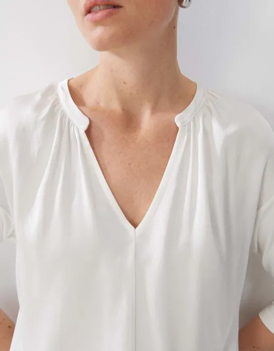 Sale SOMEDAY Blusenshirt Kalista Loose Aus Material Mix