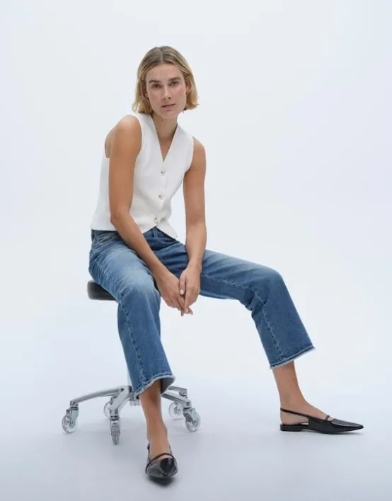 Cheap OPUS Fashion Boyfriend Jeans Lani Twist Mid Rise Aus Bci Cotton Mix