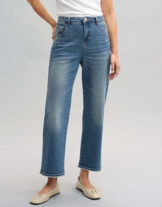Cheap OPUS Fashion Boyfriend Jeans Lani Twist Mid Rise Aus Bci Cotton Mix