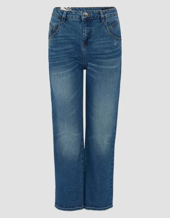 Cheap OPUS Fashion Boyfriend Jeans Lani Twist Mid Rise Aus Bci Cotton Mix