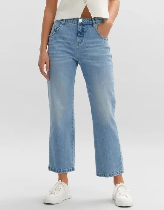 Cheap OPUS Fashion Boyfriend Jeans Lani Twist Mid Rise Aus Bci Cotton Mix