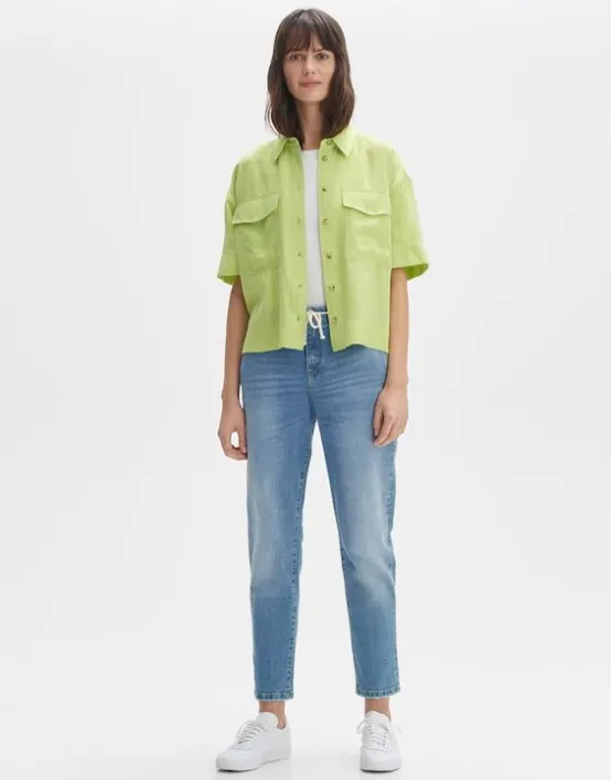 New OPUS Fashion Boyfriend Jeans Lunis Mid Rise Aus Stretchigem Bci Cotton Mix