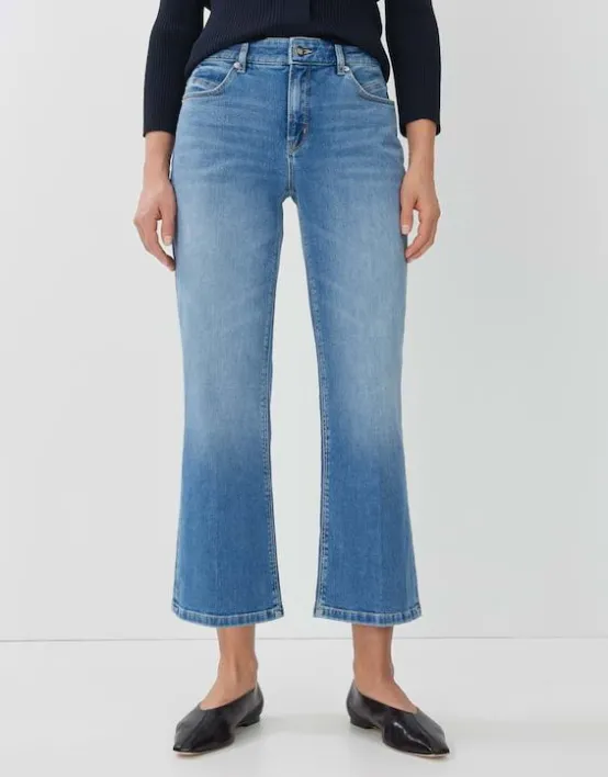 Best SOMEDAY Cropped Flared Jeans Carie Kick Flare Aus Elastischem Baumwoll Mix