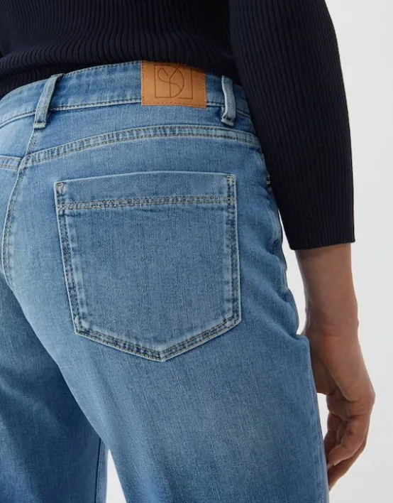 Best SOMEDAY Cropped Flared Jeans Carie Kick Flare Aus Elastischem Baumwoll Mix