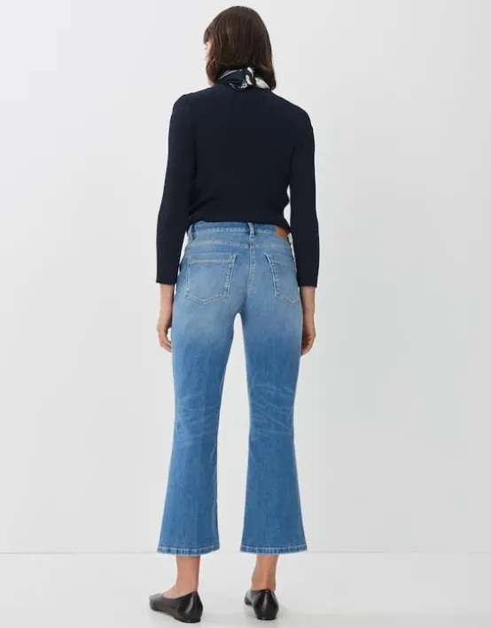 Best SOMEDAY Cropped Flared Jeans Carie Kick Flare Aus Elastischem Baumwoll Mix