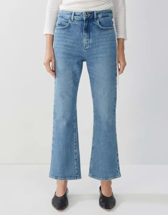 Flash Sale SOMEDAY Cropped Flared Jeans Ciflare Mid Rise Aus Bci Cotton Mix
