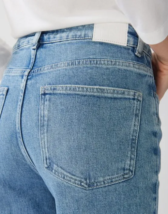 Flash Sale SOMEDAY Cropped Flared Jeans Ciflare Mid Rise Aus Bci Cotton Mix