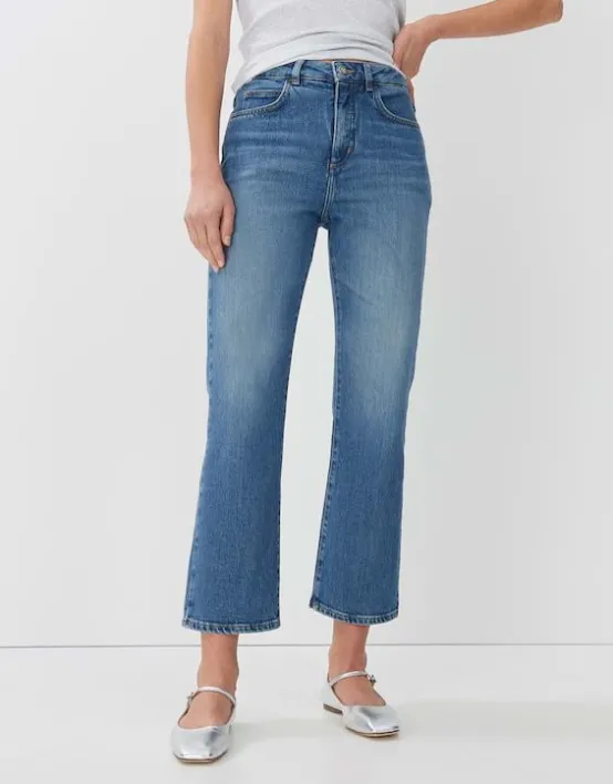 Flash Sale SOMEDAY Cropped Flared Jeans Ciflare Mid Rise Aus Bci Cotton Mix
