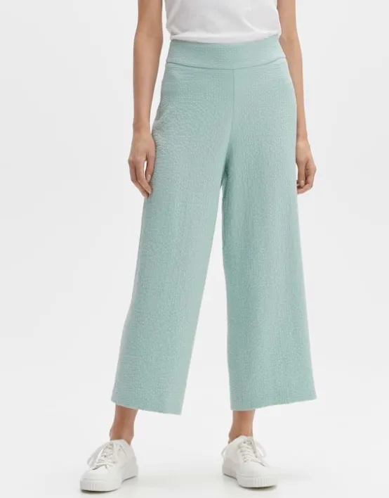 Discount OPUS Fashion Culotte Misha Breeze Wide Aus Seesucker-Ware