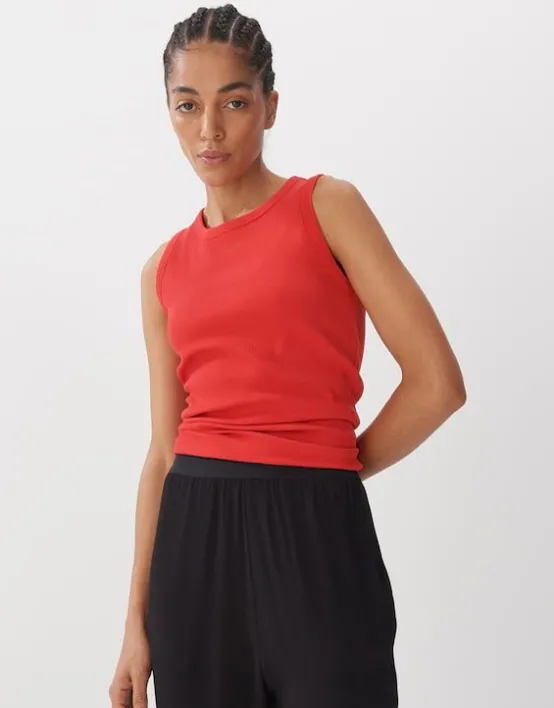 Shop SOMEDAY Geripptes Top Kleanne Slim Aus Bci Cotton Mix