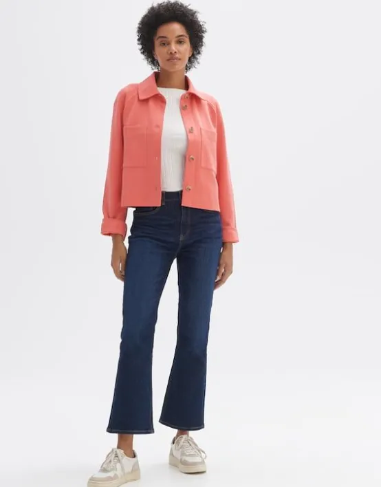 Clearance OPUS Fashion Kurzblazer Jipi Regular Aus Bci Cotton Mix