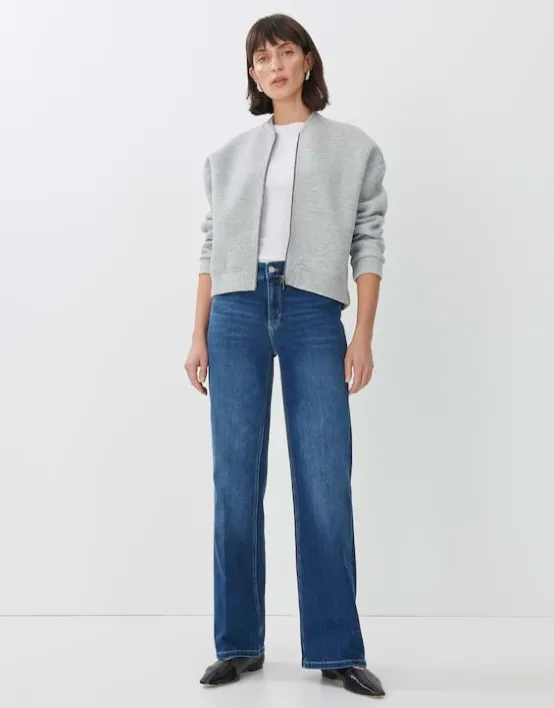 Online SOMEDAY Long Flared Jeans Carie Mid Rise Aus Nachhaltigem Baumwoll Mix