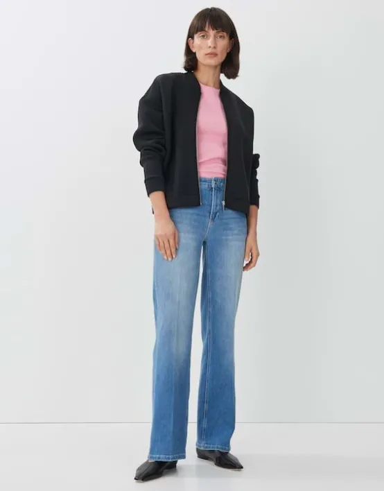 Outlet SOMEDAY Long Flared Jeans Carie Mid Rise Aus Nachhaltigem Baumwoll Mix