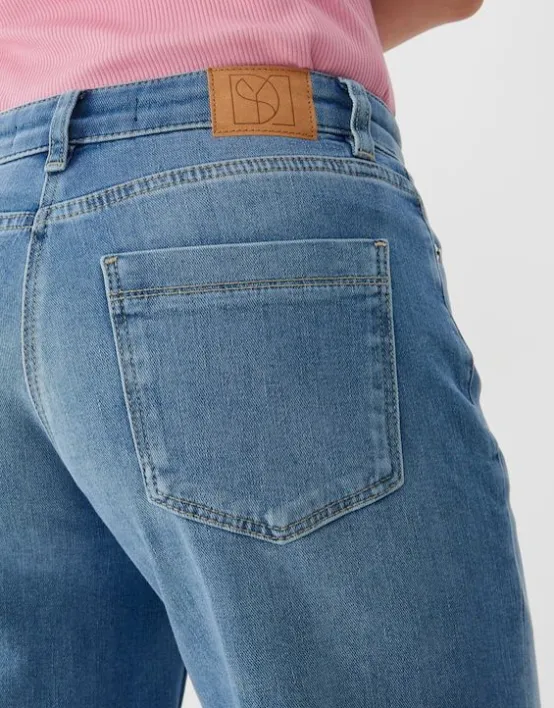 Outlet SOMEDAY Long Flared Jeans Carie Mid Rise Aus Nachhaltigem Baumwoll Mix