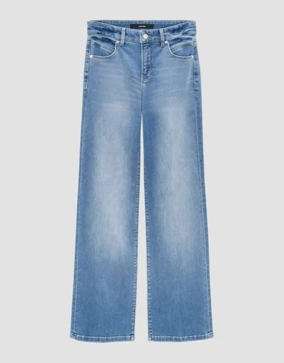 Outlet SOMEDAY Long Flared Jeans Carie Mid Rise Aus Nachhaltigem Baumwoll Mix
