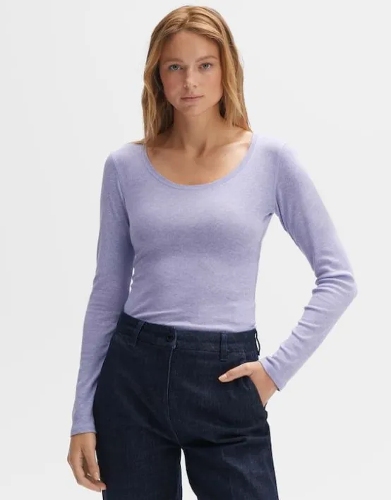 Hot OPUS Fashion Longsleeve Sorana Slim Aus Bci Cotton Mix