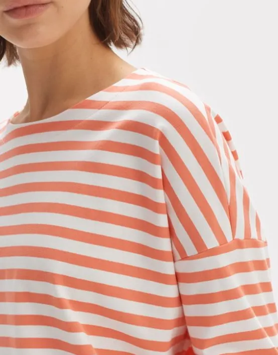 Cheap OPUS Fashion Oversize Shirt Seifen Bold Stripe Aus Bci Cotton Mix