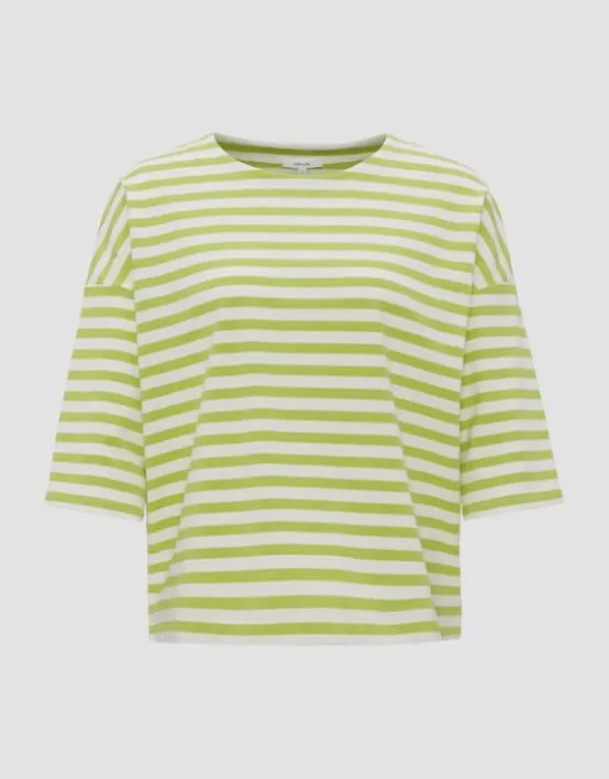 Best OPUS Fashion Oversize Shirt Seifen Bold Stripe Aus Bci Cotton Mix