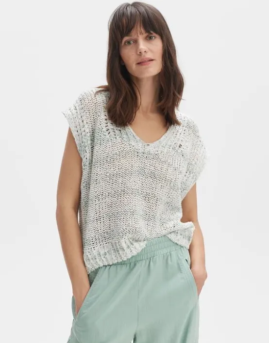 Cheap OPUS Fashion Pullunder Pawora Loose Aus Lochstrick