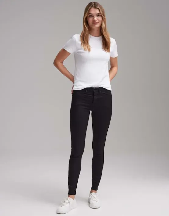 Best OPUS Fashion Skinny Jeans Elma Black Low Rise Mit Stretch-Anteil