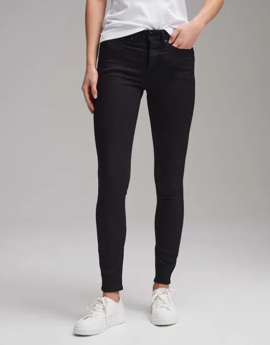 Best OPUS Fashion Skinny Jeans Elma Black Low Rise Mit Stretch-Anteil