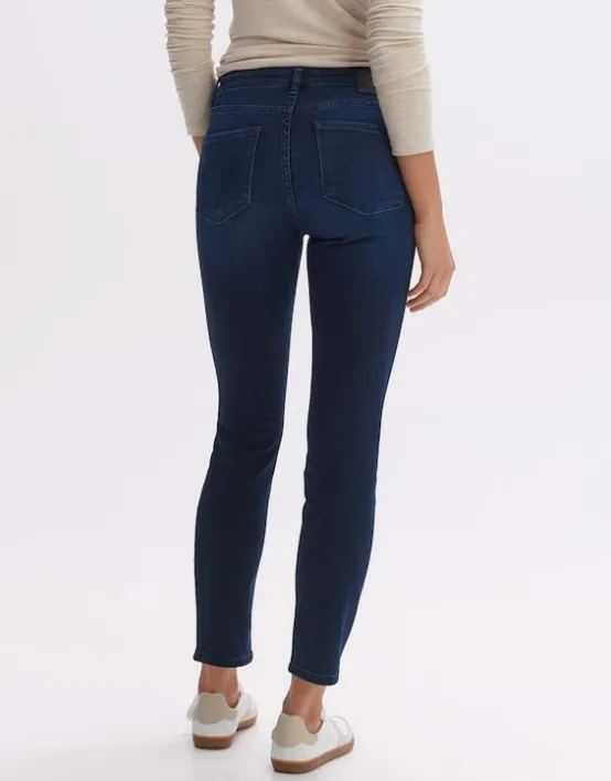 Store OPUS Fashion Skinny Jeans Elma Midnight Mid Rise Aus Stretchigem Baumwoll Mix