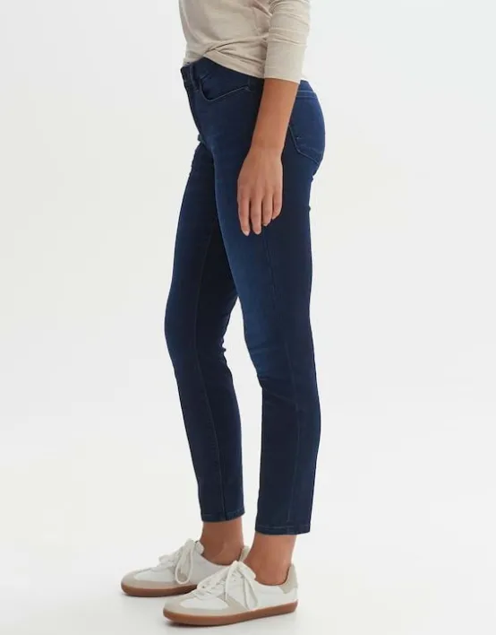 Store OPUS Fashion Skinny Jeans Elma Midnight Mid Rise Aus Stretchigem Baumwoll Mix