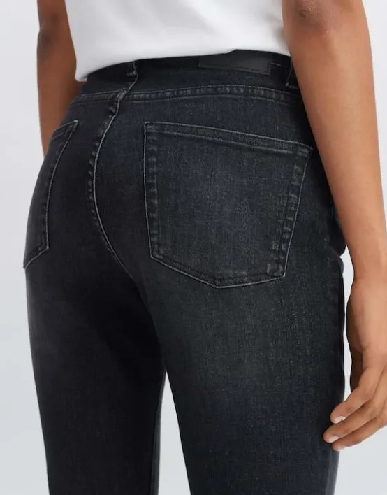 Outlet OPUS Fashion Slim Jeans Evita Dark Mid Rise Aus Stretchigem Bci Cotton Mix