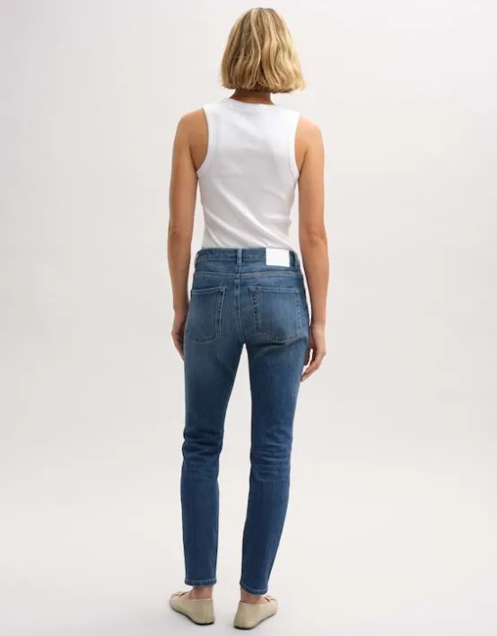 Clearance OPUS Fashion Slim Jeans Evita Mid Rise Aus Stretchigem Bci Cotton Mix