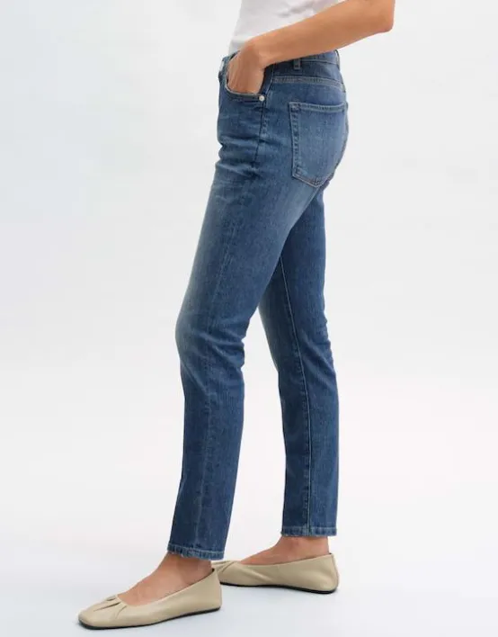 Clearance OPUS Fashion Slim Jeans Evita Mid Rise Aus Stretchigem Bci Cotton Mix