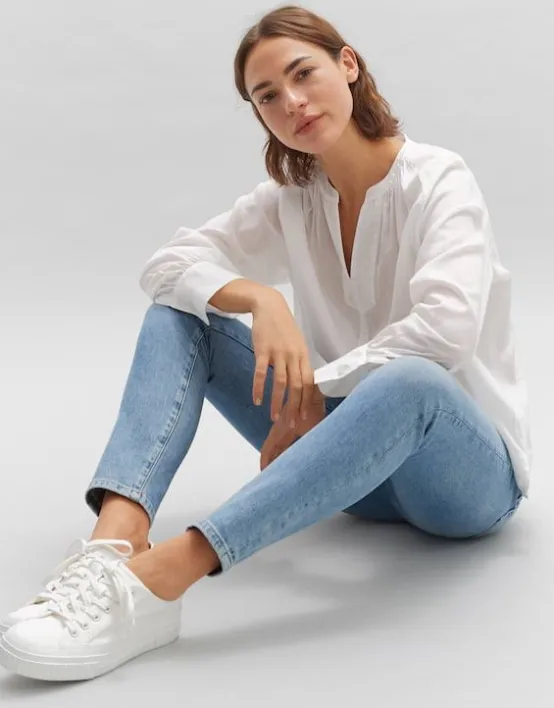 Hot OPUS Fashion Slim Jeans Evita Mid Rise Aus Stretchigem Bci Cotton Mix
