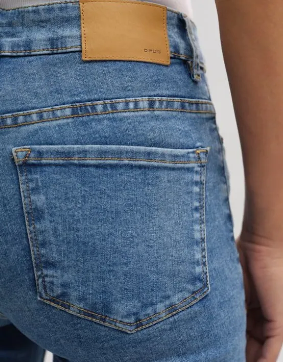 Best Sale OPUS Fashion Straight Jeans Ebbi Mid Rise Aus Stretchigem Bci Cotton Mix