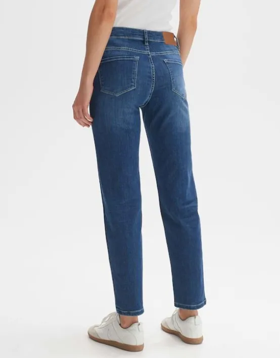 Cheap OPUS Fashion Straight Jeans Ebbi Mid Rise Aus Stretchigem Bci Cotton Mix