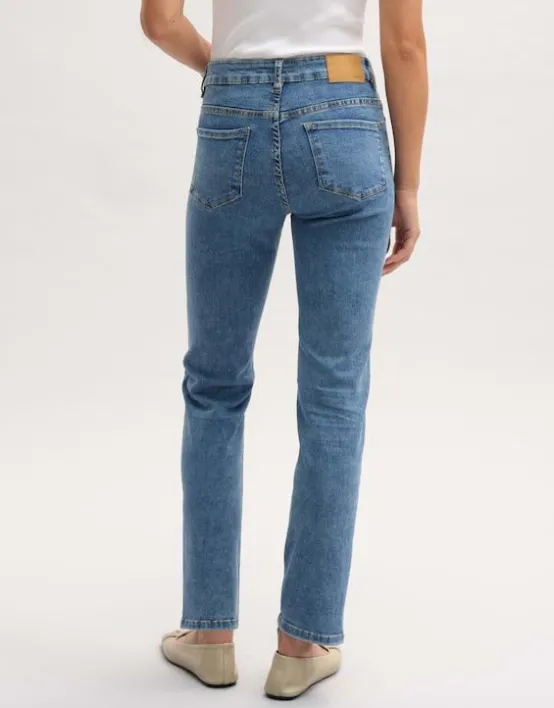 Best Sale OPUS Fashion Straight Jeans Ebbi Mid Rise Aus Stretchigem Bci Cotton Mix