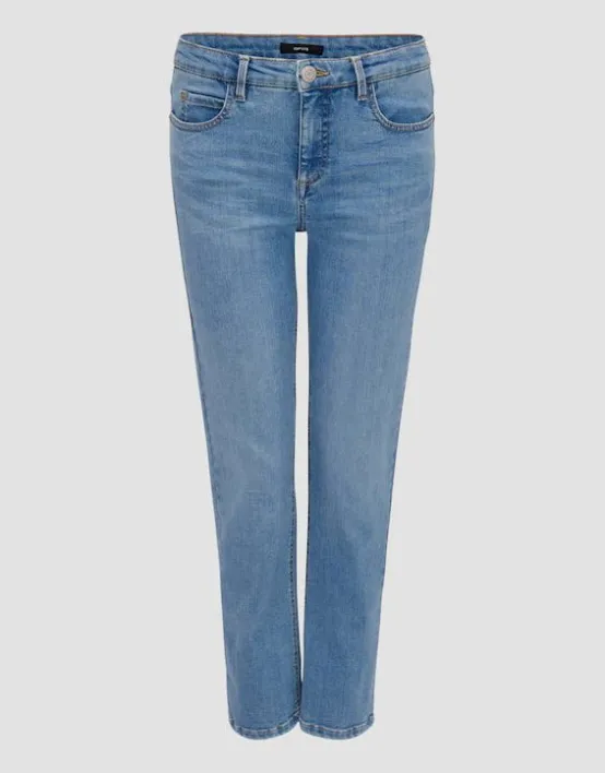 Best Sale OPUS Fashion Straight Jeans Ebbi Mid Rise Aus Stretchigem Bci Cotton Mix