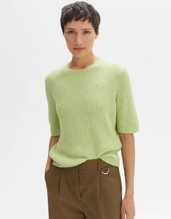 Hot OPUS Fashion Strickpullover Porima Slim Aus Nachhaltiger Baumwolle