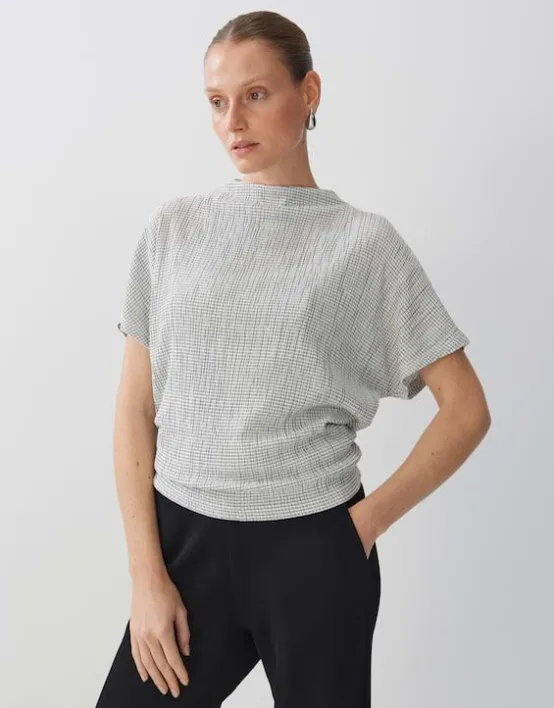Sale SOMEDAY Strukturiertes Shirt Kilia Loose Mit Stehkragen