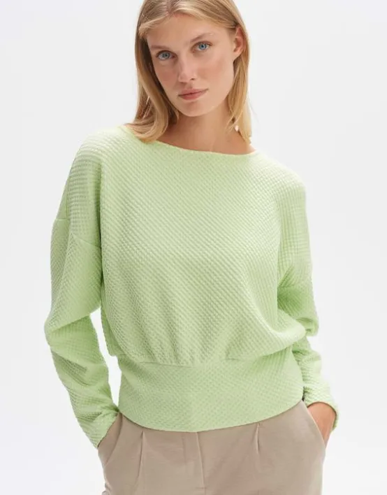 Hot OPUS Fashion Sweater Gieka Loose Mit Struktur