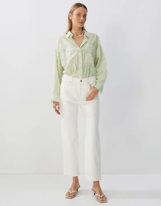 New SOMEDAY Verkcrzte Relaxed Jeans Corah Aus Stretchigem Baumwoll Mix