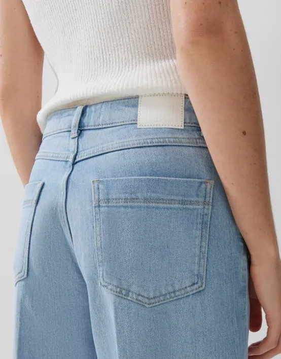 New SOMEDAY Wide Leg Jeans Cellma Mid Rise Aus Elastischem Bci Cotton Mix