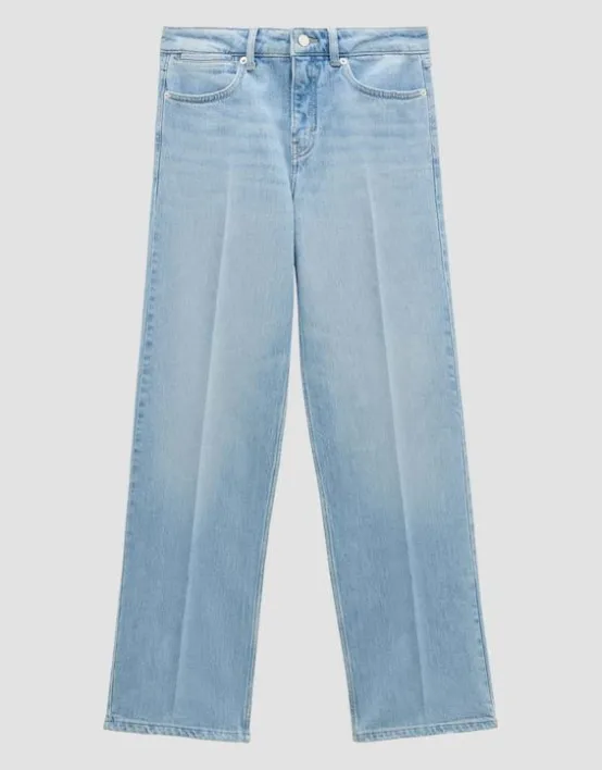 New SOMEDAY Wide Leg Jeans Cellma Mid Rise Aus Elastischem Bci Cotton Mix