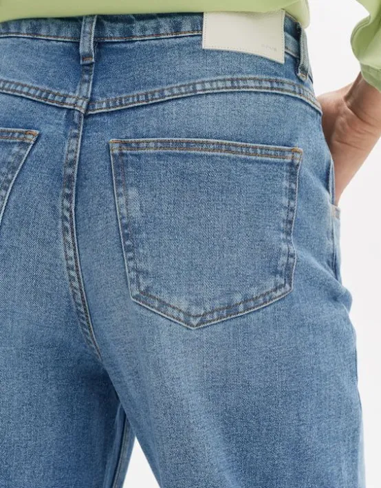 Cheap OPUS Fashion Wide Leg Jeans Marli Fresh High Rise Aus Stretchigem Bci Cotton Mix