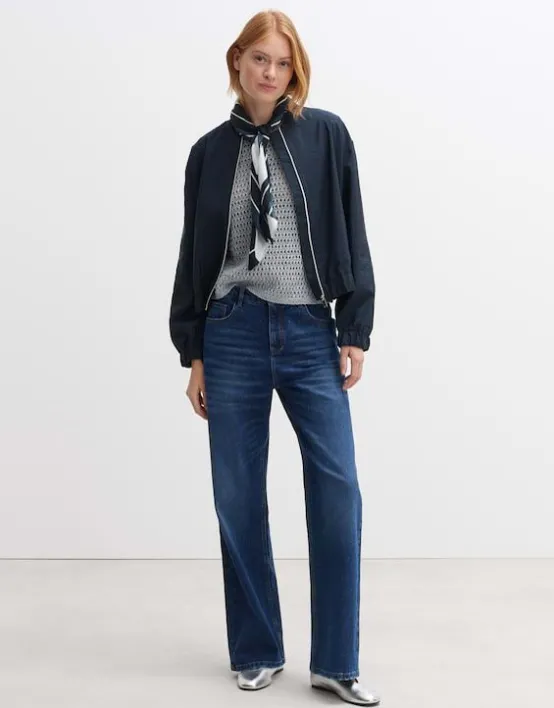 Hot OPUS Fashion Wide Leg Jeans Marli High Rise Aus Stretchigem Bci Cotton Mix