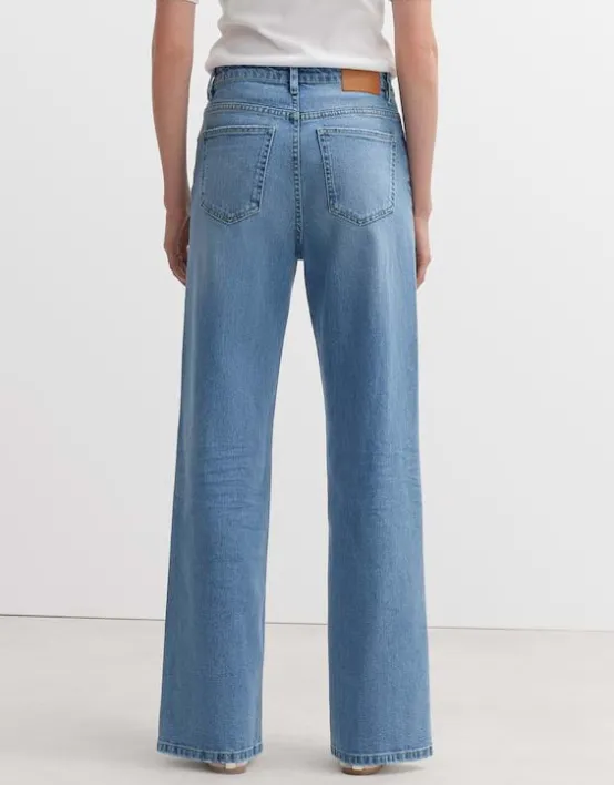 Discount OPUS Fashion Wide Leg Jeans Marli High Rise Aus Stretchigem Bci Cotton Mix