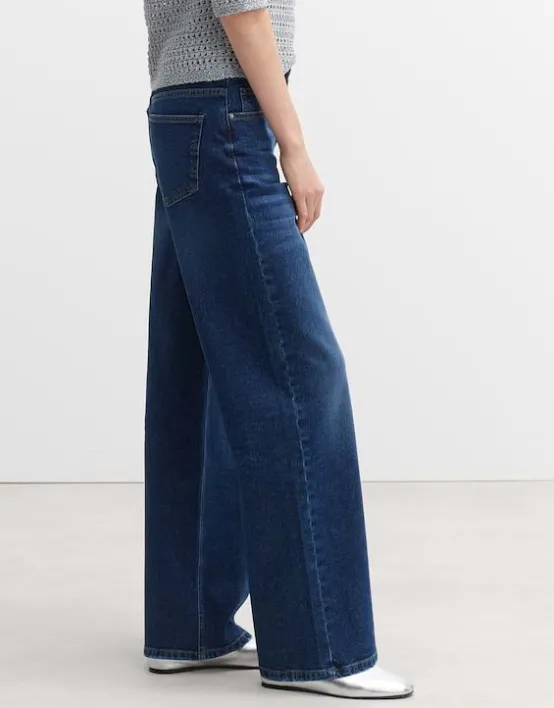 Hot OPUS Fashion Wide Leg Jeans Marli High Rise Aus Stretchigem Bci Cotton Mix