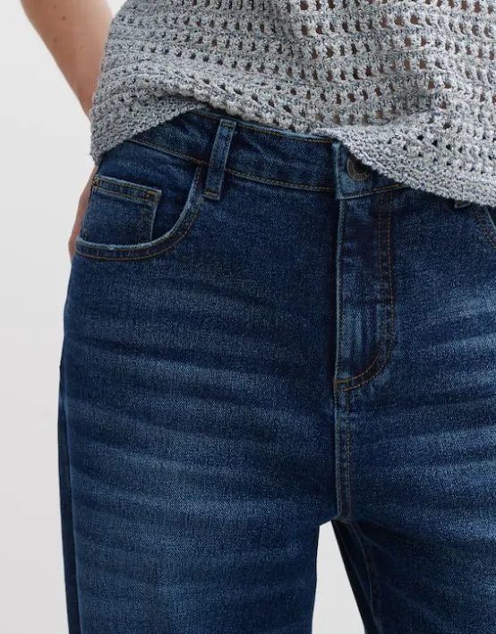 Hot OPUS Fashion Wide Leg Jeans Marli High Rise Aus Stretchigem Bci Cotton Mix